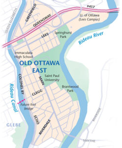 Old Ottawa East Map